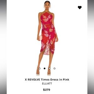 X REVOLVE Times Dress in Pink - Small - ELLIATT